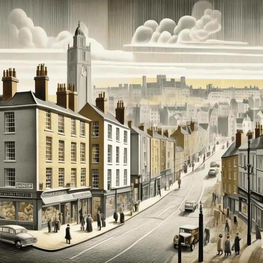 HIGH STREET – Eric Ravilious