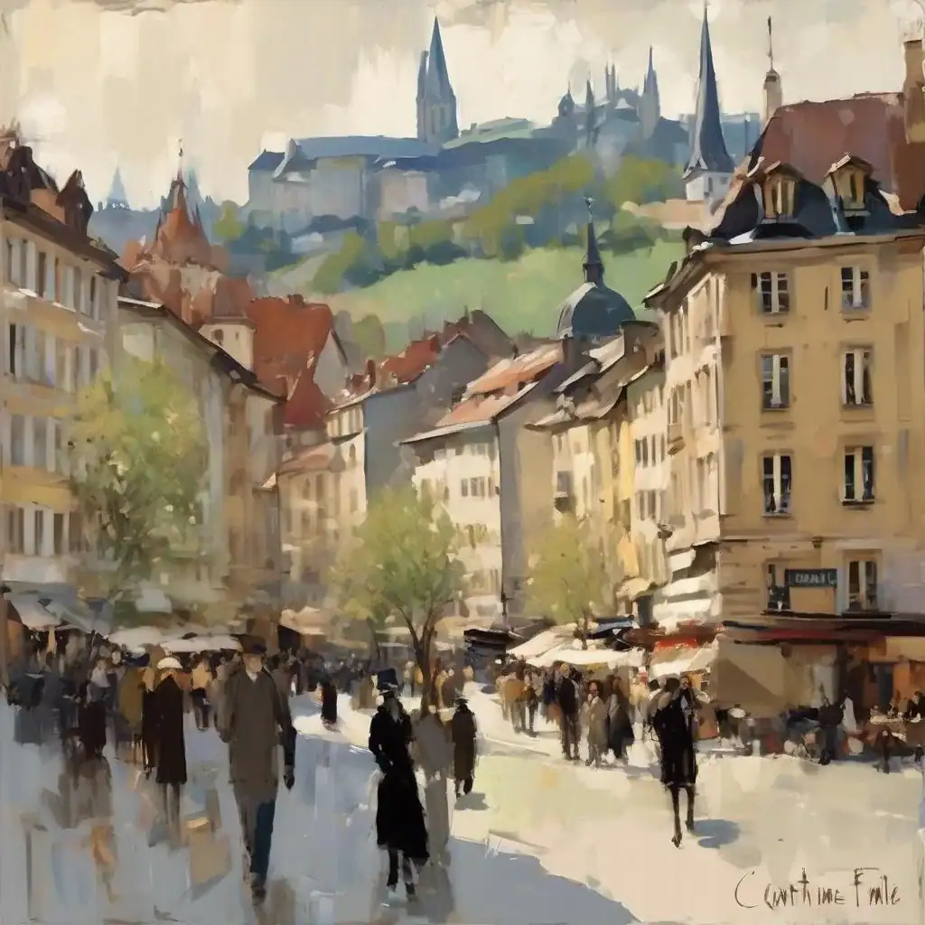 Fontaine St Anne, Fribourg, Switzerland – Isaac Israels